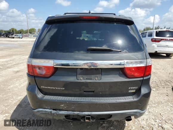 2011 Dodge Durango Crew with VIN 1D4RD4GG0BC730033, listed as a Copart auction lot 51487375 with 205,218 mi miles and Clean title. Bid and sale history available at DreamBid. Image 6.