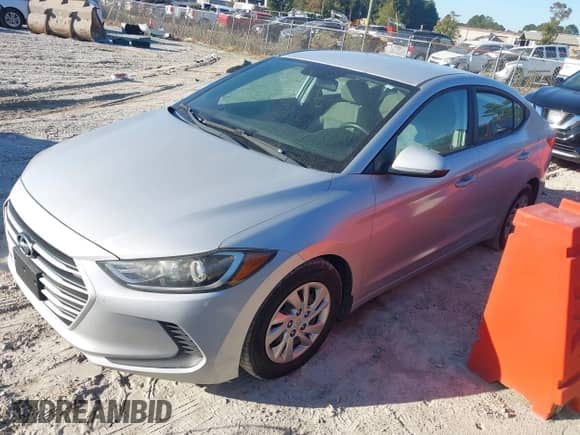 2017 Hyundai Elantra SE with VIN KMHD74LF9HU329901, listed as a IAAI auction lot 43520987 with 119,291 mi miles and . Bid and sale history available at DreamBid. Image 2.