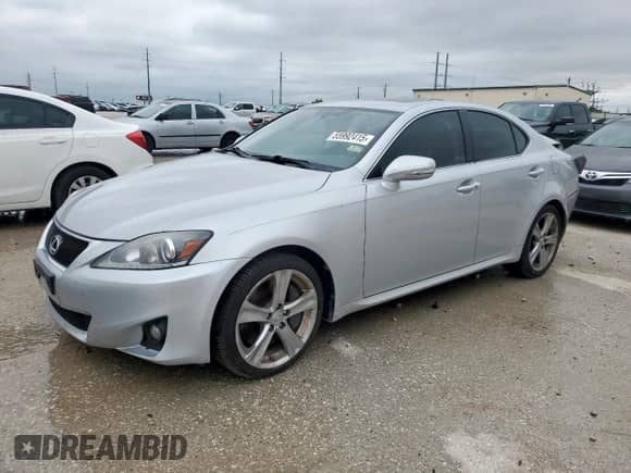 2011 Lexus IS 350 с VIN JTHBE5C26B5027003, выставлен на аукционе Copart как лот 55992415 с пробегом Не указан миль и Списание • Salvage title. История ставок и продаж доступна на DreamBid. Изображение 1.