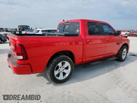 2016 Ram 1500 Sport with VIN 1C6RR7MT4GS252172, listed as a Copart auction lot 70218765 with Not provided miles and Salvage title. Bid and sale history available at DreamBid. Image 3.
