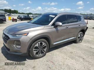 2019 Hyundai Santa Fe Limited z VIN 5NMS53AA8KH059660, wystawiony jako Copart lot #60108985 z przebiegiem 76 093 mil mil oraz Szkoda całkowita • Salvage title. Historia ofert i sprzedaży dostępna na DreamBid. Obrazek 1.