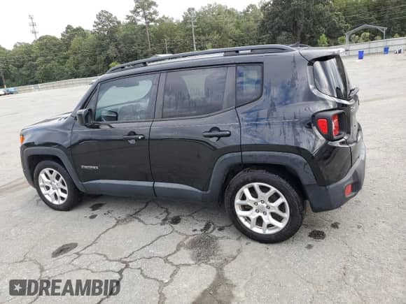 2018 Jeep Renegade Altitude with VIN ZACCJABB0JPJ51038, listed as a Copart auction lot 84776665 with 52,818 mi miles and Salvage title. Bid and sale history available at DreamBid. Image 2.