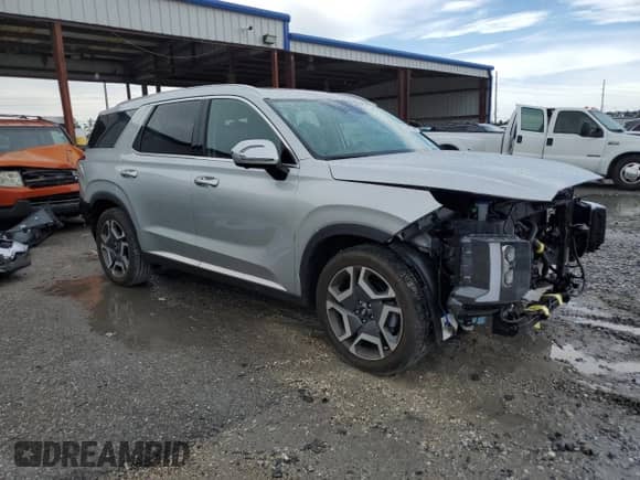 2023 Hyundai Palisade Limited with VIN KM8R54GE6PU526925, listed as a Copart auction lot 70000015 with 22,004 mi miles and Salvage title. Bid and sale history available at DreamBid. Image 4.