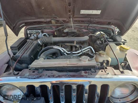 2002 Jeep Wrangler Sahara z VIN 1J4FA59S62P706936, wystawiony jako Copart lot #86420315 z przebiegiem 117 025 mil mil oraz Szkoda całkowita • Salvage title. Historia ofert i sprzedaży dostępna na DreamBid. Obrazek 11.