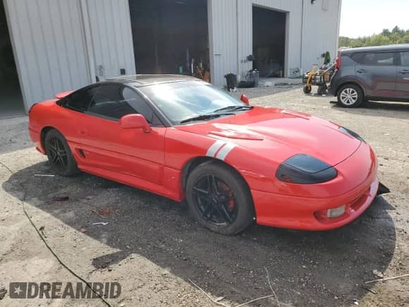 1993 Dodge Stealth with VIN JB3BM64J8PY025695, listed as a Copart auction lot 72069375 with 140,160 mi miles and Salvage title. Bid and sale history available at DreamBid. Image 4.