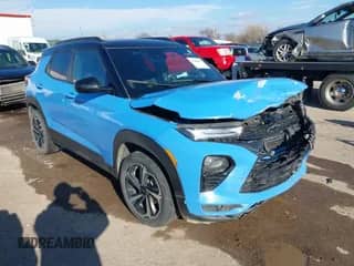 2023 Chevrolet TrailBlazer RS с VIN KL79MTSL4PB215994, выставлен на аукционе IAAI как лот 41208839 с пробегом 41 206 миль миль и . История ставок и продаж доступна на DreamBid. Изображение 1.
