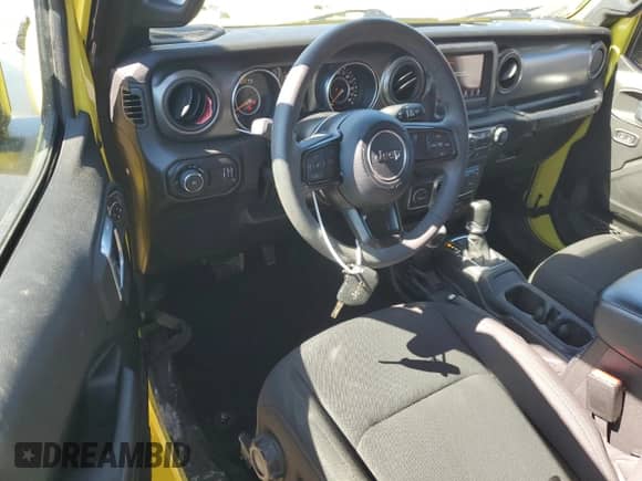 2023 Jeep Wrangler Sport S with VIN 1C4GJXAN8PW639524, listed as a Copart auction lot 45350275 with 51,892 mi miles and Salvage title. Bid and sale history available at DreamBid. Image 8.