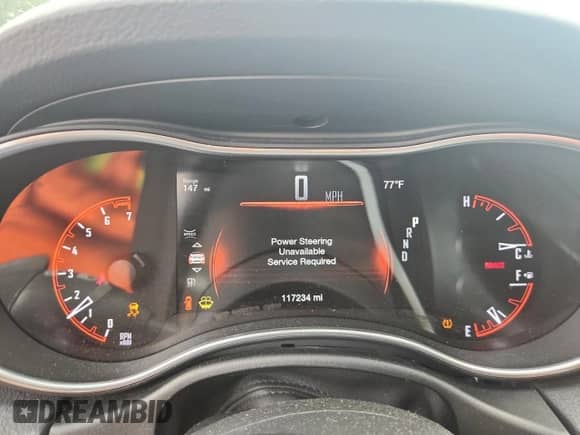 2018 Dodge Durango Citadel with VIN 1C4RDHEGXJC473601, listed as a Copart auction lot 71525315 with 117,234 mi miles and Salvage title. Bid and sale history available at DreamBid. Image 9.