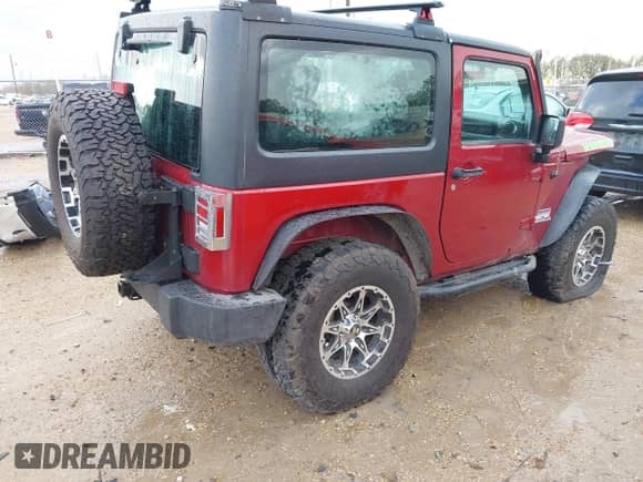 2013 Jeep Wrangler Sport with VIN 1C4AJWAG0DL589698, listed as a IAAI auction lot 41681909 with 80,241 mi miles and . Bid and sale history available at DreamBid. Image 4.