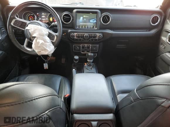 2021 Jeep Wrangler Unlimited Sahara with VIN 1C4JJXP64MW730422, listed as a Copart auction lot 71920125 with 57,489 mi miles and Salvage title. Bid and sale history available at DreamBid. Image 8.