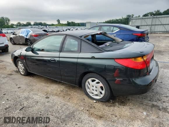 2001 Saturn SC with VIN 1G8ZP12881Z226032, listed as a Copart auction lot 62209055 with 81,459 mi miles and Non repairable. Bid and sale history available at DreamBid. Image 2.