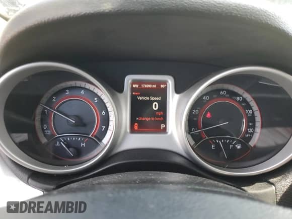 2016 Dodge Journey R/T with VIN 3C4PDDEG8GT201013, listed as a Copart auction lot 68902805 with 174,090 mi miles and Salvage title. Bid and sale history available at DreamBid. Image 9.