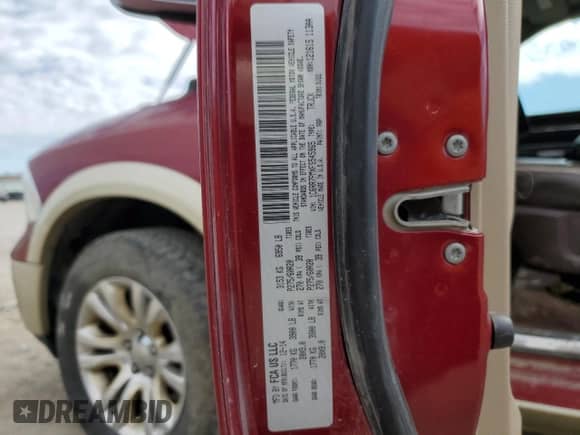 2015 Ram 1500 Laramie Longhorn с VIN 1C6RR7PMXFS545965, выставлен на аукционе Copart как лот 50152925 с пробегом 221 651 миль миль и Списание • Salvage title. История ставок и продаж доступна на DreamBid. Изображение 14.