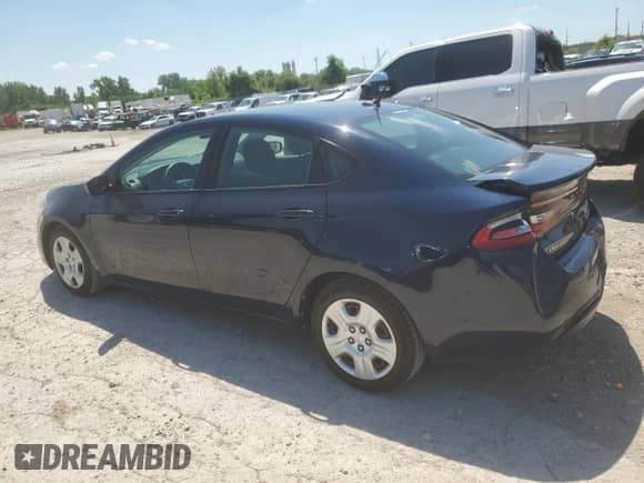 2013 Dodge Dart Aero with VIN 1C3CDFAH6DD232484, listed as a Copart auction lot 62996355 with 110,640 mi miles and Salvage title. Bid and sale history available at DreamBid. Image 2.