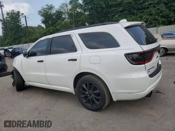 2017 Dodge Durango GT with VIN 1C4RDJDG2HC686996, listed as a Copart auction lot 67889075 with 144,381 mi miles and Salvage title. Bid and sale history available at DreamBid. Image 2.