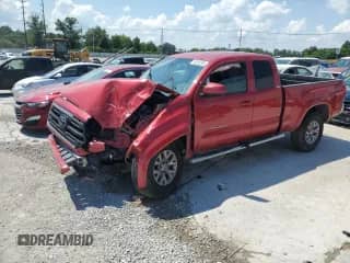 2018 Toyota Tacoma SR с VIN 5TFSX5EN2JX060635, выставлен на аукционе Copart как лот 64055365 с пробегом 61 577 миль миль и Списание • Salvage title. История ставок и продаж доступна на DreamBid. Изображение 1.