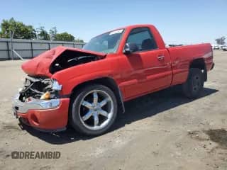 2007 GMC Sierra 1500 Work Truck with VIN 1GTEC14X27Z110998, listed as a Copart auction lot 56131245 with 81,123 mi miles and Salvage title. Bid and sale history available at DreamBid. Image 1.