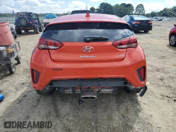 2020 Hyundai Veloster 2.0 z VIN KMHTG6AFXLU027939, wystawiony jako Copart lot #82155285 z przebiegiem 110 285 mil mil oraz Szkoda całkowita • Salvage title. Historia ofert i sprzedaży dostępna na DreamBid. Obrazek 6.