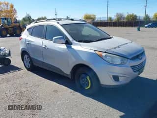 2012 Hyundai Tucson GLS with VIN KM8JU3AC2CU403294, listed as a IAAI auction lot 43561585 with Not provided miles and . Bid and sale history available at DreamBid. Image 1.