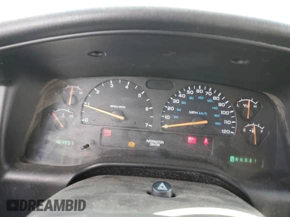 2001 Dodge Dakota with VIN 1B7HG2AX81S320355, listed as a Copart auction lot 55410715 with 164,931 mi miles and Salvage title. Bid and sale history available at DreamBid. Image 9.