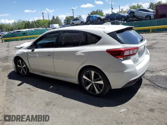 2017 Subaru Impreza Special Sports with VIN 4S3GTAK61H3738199, listed as a Copart auction lot 57181145 with 95,779 mi miles and Salvage title. Bid and sale history available at DreamBid. Image 2.