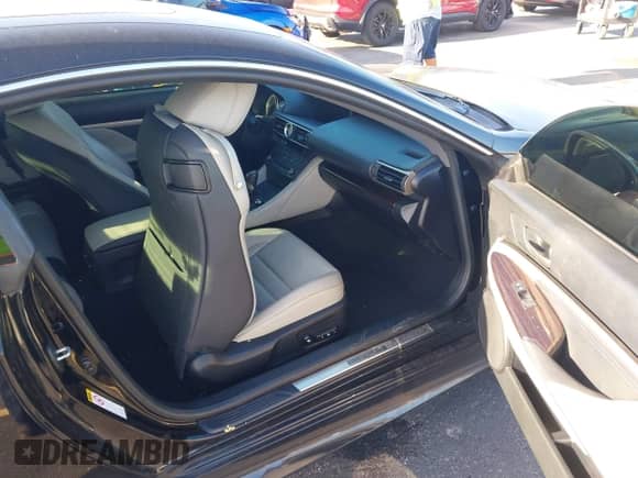 2015 Lexus RC 350 F Sport with VIN JTHSE5BC9F5001706, listed as a IAAI auction lot 43344575 with 67,019 mi miles and . Bid and sale history available at DreamBid. Image 5.