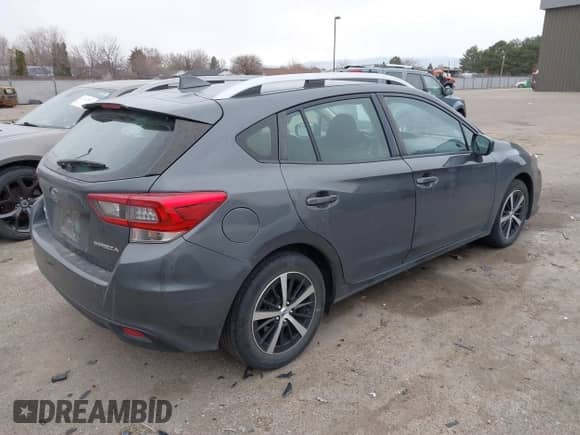 2021 Subaru Impreza Premium with VIN 4S3GTAD6XM3703426, listed as a IAAI auction lot 41760749 with 47,427 mi miles and . Bid and sale history available at DreamBid. Image 4.