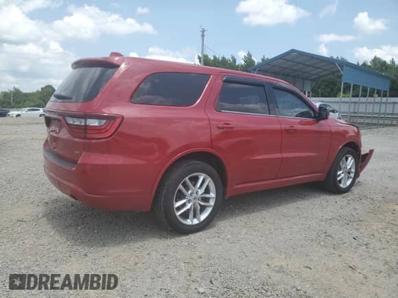 2019 Dodge Durango GT with VIN 1C4RDJDG9KC755836, listed as a Copart auction lot 59621215 with 130,319 mi miles and Salvage title. Bid and sale history available at DreamBid. Image 3.