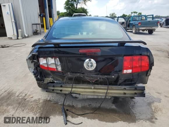 2005 Ford Mustang Deluxe with VIN 1ZVFT80N855107171, listed as a Copart auction lot 64255855 with 251,576 mi miles and Salvage title. Bid and sale history available at DreamBid. Image 6.
