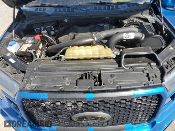 2020 Ford F-150 XLT with VIN 1FTEW1E42LFA40622, listed as a Copart auction lot 72070605 with 84,590 mi miles and Salvage title. Bid and sale history available at DreamBid. Image 11.