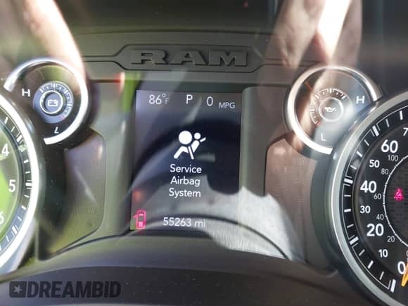 2020 Ram 1500 Big Horn with VIN 1C6RRFFG8LN120583, listed as a IAAI auction lot 42320101 with 55,263 mi miles and . Bid and sale history available at DreamBid. Image 7.