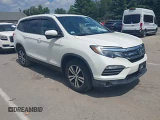 2017 Honda Pilot EX-L with VIN 5FNYF6H77HB017722, listed as a IAAI auction lot 42800151 with 94,457 mi miles and . Bid and sale history available at DreamBid. Image 1.