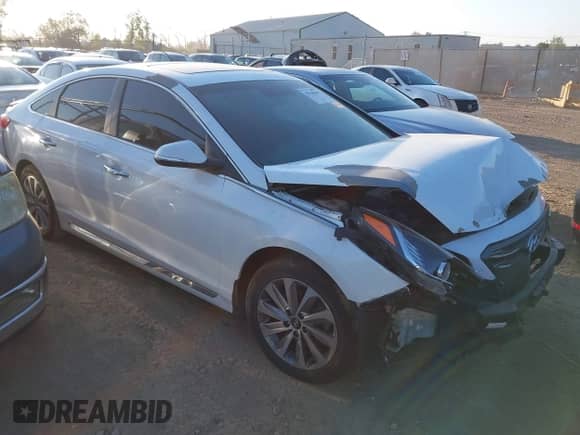 2017 Hyundai Sonata Sport with VIN 5NPE34AF2HH506127, listed as a IAAI auction lot 43330644 with Not provided miles and . Bid and sale history available at DreamBid. Image 1.