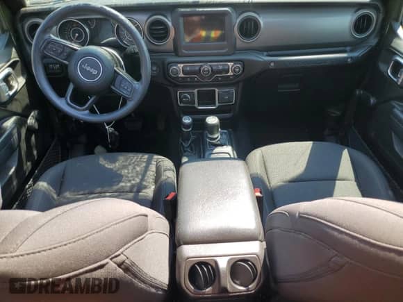 2022 Jeep Wrangler Unlimited Sport z VIN 1C4HJXDN5NW242950, wystawiony jako Copart lot #58730054 z przebiegiem Nie podano mil oraz Szkoda całkowita • Salvage title. Historia ofert i sprzedaży dostępna na DreamBid. Obrazek 8.