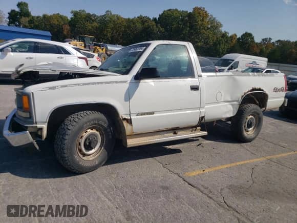 1995 Chevrolet Silverado 2500 с VIN 1GCFK24K1SZ128581, выставлен на аукционе Copart как лот 75463994 с пробегом 193 008 миль миль и Списание • Salvage title. История ставок и продаж доступна на DreamBid. Изображение 1.
