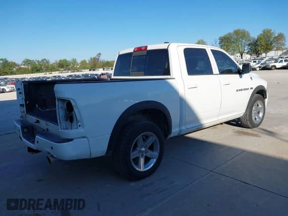 2011 Ram 1500 Sport with VIN 1D7RV1CT9BS669983, listed as a IAAI auction lot 43366842 with 166,300 mi miles and . Bid and sale history available at DreamBid. Image 4.