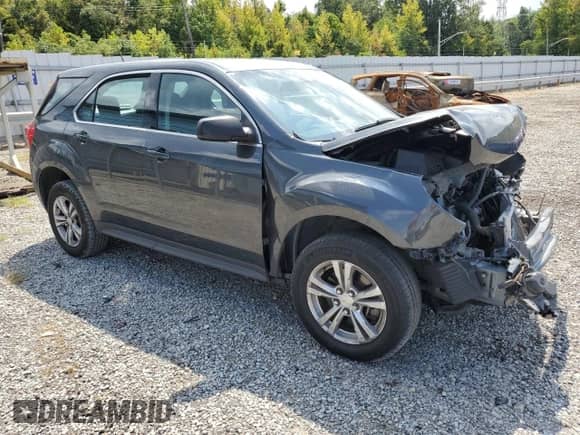 2017 Chevrolet Equinox LS with VIN 2GNALBEK7H1592182, listed as a Copart auction lot 71558375 with 87,853 mi miles and Salvage title. Bid and sale history available at DreamBid. Image 4.