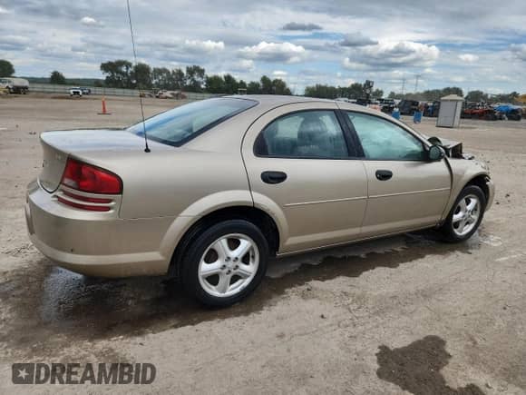 2004 Dodge Stratus SE with VIN 1B3EL36R34N176829, listed as a Copart auction lot 70809275 with 62,129 mi miles and Salvage title. Bid and sale history available at DreamBid. Image 3.
