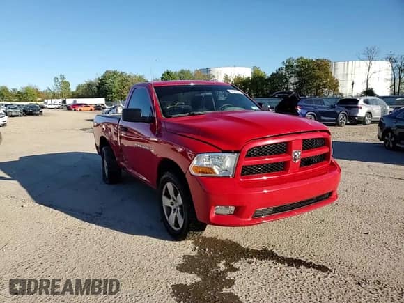 2012 Ram 1500 Express with VIN 3C6JD7AT0CG263039, listed as a Copart auction lot 84575185 with 202,886 mi miles and Salvage title. Bid and sale history available at DreamBid. Image 13.