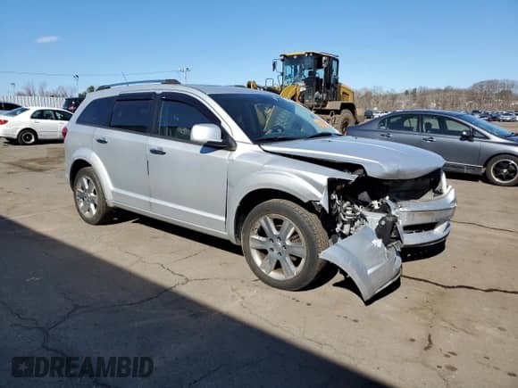 2011 Dodge Journey Crew with VIN 3D4PH3FG9BT507646, listed as a Copart auction lot 52256765 with 123,079 mi miles and Salvage title. Bid and sale history available at DreamBid. Image 4.