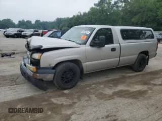 2007 Chevrolet Silverado 1500 Work Truck with VIN 3GCEC14X27G251862, listed as a Copart auction lot 66076155 with 123,547 mi miles and Salvage title. Bid and sale history available at DreamBid. Image 1.