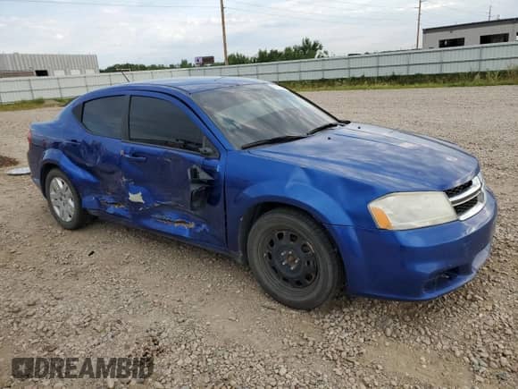 2013 Dodge Avenger SE with VIN 1C3CDZAB7DN608830, listed as a Copart auction lot 68875795 with 202,925 mi miles and Salvage title. Bid and sale history available at DreamBid. Image 4.