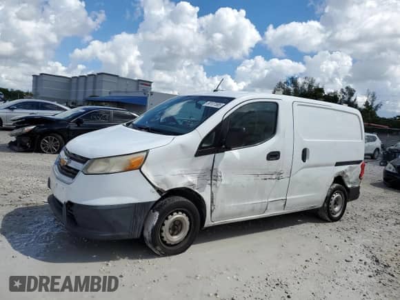2015 Chevrolet City Express Cargo LT z VIN 3N63M0ZN7FK732303, wystawiony jako Copart lot #80107585 z przebiegiem 167 291 mil mil oraz Szkoda całkowita • Salvage title. Historia ofert i sprzedaży dostępna na DreamBid. Obrazek 1.