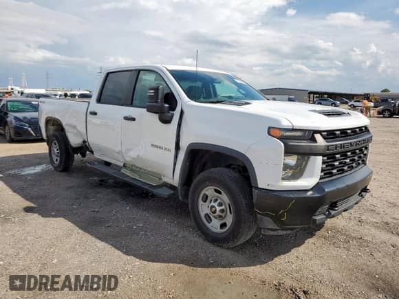 2020 Chevrolet Silverado 2500HD Work Truck z VIN 1GC1YLEY7LF175361, wystawiony jako Copart lot #83832425 z przebiegiem 154 379 mil mil oraz Szkoda całkowita • Salvage title. Historia ofert i sprzedaży dostępna na DreamBid. Obrazek 4.
