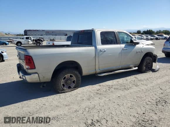 2010 Dodge 2500 SLT with VIN 3D7UT2CL4AG125533, listed as a Copart auction lot 66861385 with 178,679 mi miles and Salvage title. Bid and sale history available at DreamBid. Image 3.