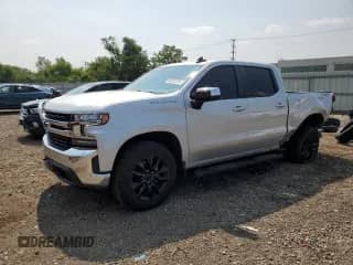 2022 Chevrolet Silverado 1500 LT with VIN 3GCPYJEK5NG187732, listed as a Copart auction lot 64291225 with 56,096 mi miles and Salvage title. Bid and sale history available at DreamBid. Image 1.