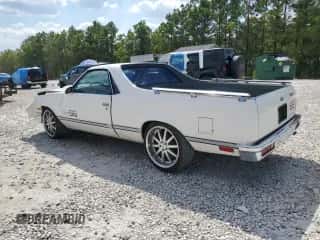 1987 Chevrolet El Camino z VIN 3GCCW80H6HS906982, wystawiony jako Copart lot #72517484 z przebiegiem 97 070 mil mil oraz Szkoda całkowita • Salvage title. Historia ofert i sprzedaży dostępna na DreamBid. Obrazek 2.