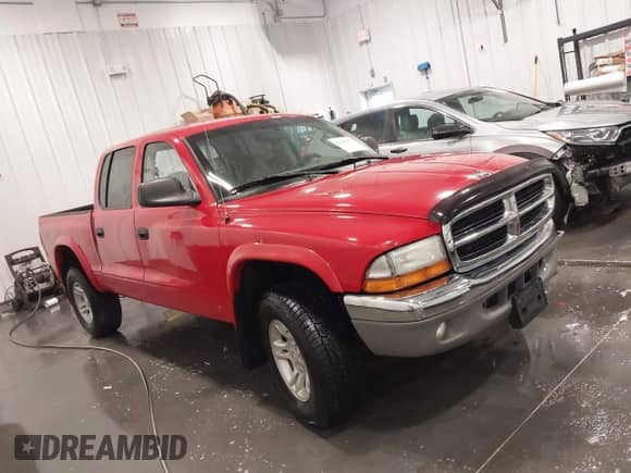 2004 Dodge Dakota SLT with VIN 1D7HG48N44S733366, listed as a IAAI auction lot 42319470 with 156,798 mi miles and . Bid and sale history available at DreamBid. Image 13.