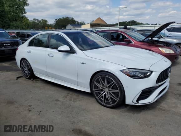 2023 Mercedes-Benz C 43 AMG с VIN W1KAF8HBXPR074559, выставлен на аукционе Copart как лот 70691195 с пробегом 20 669 миль миль и Списание • Salvage title. История ставок и продаж доступна на DreamBid. Изображение 4.