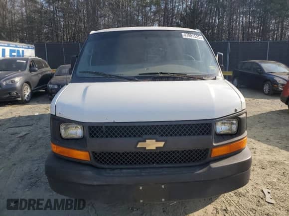 2013 Chevrolet Express Cargo with VIN 1GCWGGBA3D1109881, listed as a Copart auction lot 47881525 with Not provided miles and Clean title. Bid and sale history available at DreamBid. Image 5.